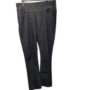 Jag Jeans Women High Rise Straight Leg Jeans Dark Wash Size 12